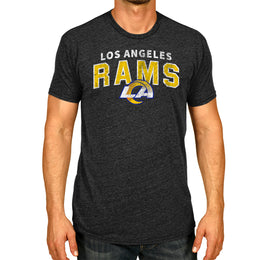 Los Angeles Rams NFL Starting Fresh Short Sleeve Heather T-Shirt - Black