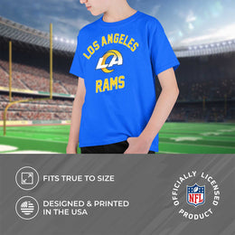 Los Angeles Rams NFL Youth Gameday Football T-Shirt - Royal