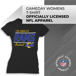 Los Angeles Rams NFL Womens Plus Size Relaxed Fit T-Shirt - Black