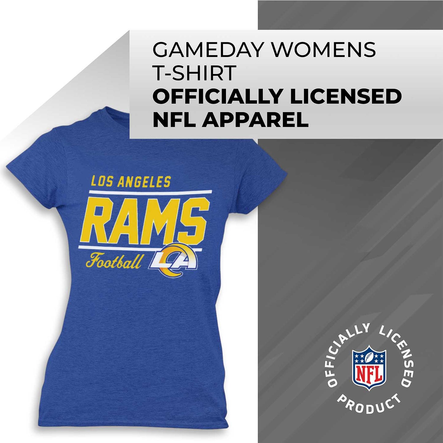 Los Angeles Rams NFL Gameday Women's Relaxed Fit T-shirt - Royal