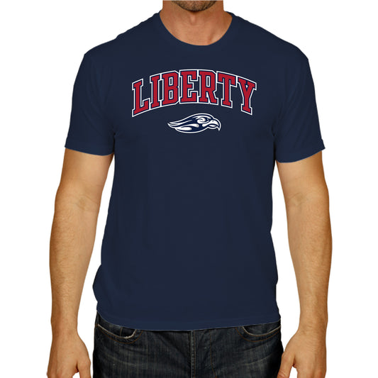 Liberty Flames NCAA Adult Gameday Cotton T-Shirt - Navy