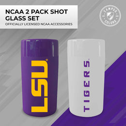 LSU Tigers College and University 2-Pack Shot Glasses - Team Color