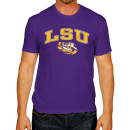 LSU Tigers NCAA Adult Gameday Cotton T-Shirt - Purple