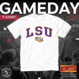 LSU Tigers NCAA Adult Gameday Cotton T-Shirt - White