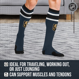 Las Vegas Golden Knights NHL Adult Knee High-Performance Socks - Charcoal