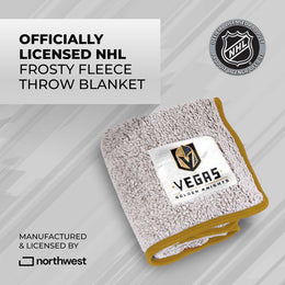 Las Vegas Golden Knights NHL Silk Touch Sherpa Throw Blanket - Black