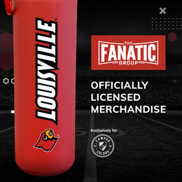 Louisville Cardinals NCAA Stainless Steel Water Bottle - Red
