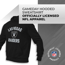Las Vegas Raiders NFL Adult Gameday Hooded Sweatshirt - Black
