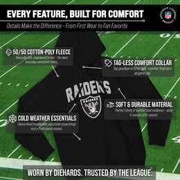 Las Vegas Raiders NFL Home Team Hoodie - Black