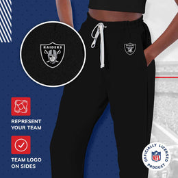 Las Vegas Raiders NFL Women's Phase Jogger Pants - Black
