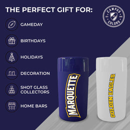 Marquette Golden Eagles College and University 2-Pack Shot Glasses - Team Color