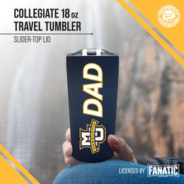Marquette Golden Eagles NCAA Stainless Steel Travel Tumbler for Dad - Navy
