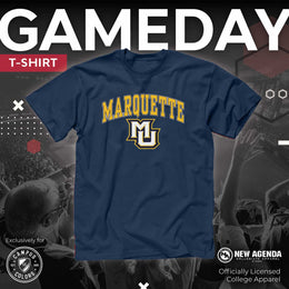 Marquette Golden Eagles NCAA Adult Gameday Cotton T-Shirt - Navy