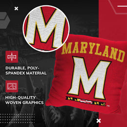 Maryland Terrapins NCAA Decorative Pillow - Red