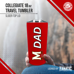 Maryland Terrapins NCAA Stainless Steel Travel Tumbler for Dad - Red