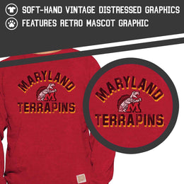 Maryland Terrapins Adult University Crewneck - Red