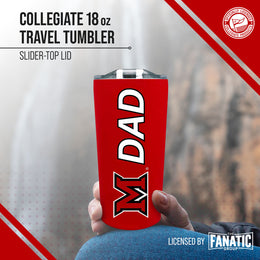 Miami Redhawks NCAA Stainless Steel Travel Tumbler for Dad - Red