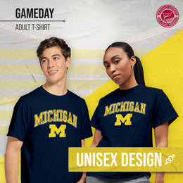 Michigan Wolverines NCAA Adult Gameday Cotton T-Shirt - Navy