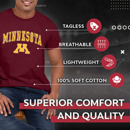 Minnesota Golden Gophers NCAA Adult Gameday Cotton T-Shirt - Maroon