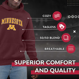Minnesota Golden Gophers Adult Arch & Logo Soft Style Gameday Hooded Sweatshirt - Maroon