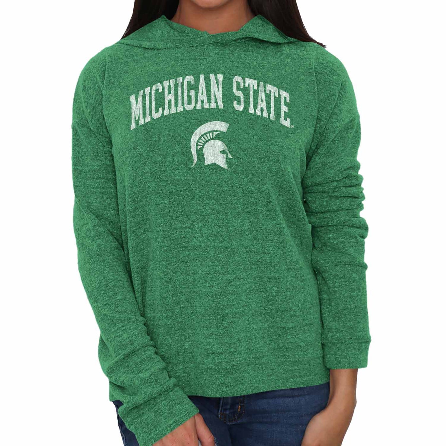 Michigan State Spartans NCAA University Women's Hoodie  - Green