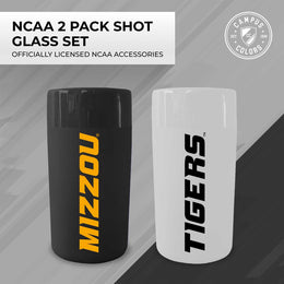 Missouri Tigers College and University 2-Pack Shot Glasses - Team Color