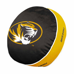 Missouri Tigers Team Logo 15 Inch Ultra Soft Stretch Plush Pillow - Black