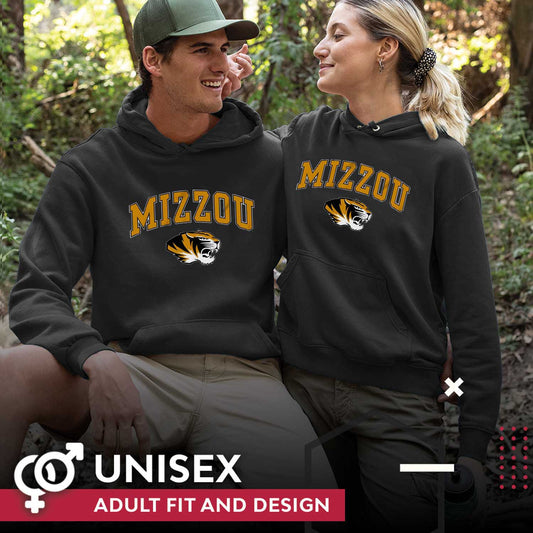 Missouri Tigers Adult Arch & Logo Soft Style Gameday Hooded Sweatshirt - Black