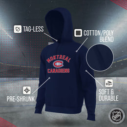 Montreal Canadiens Adult NHL Gameday Hooded Sweatshirt - Navy