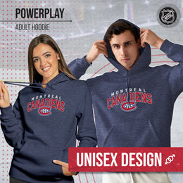 Montreal Canadiens NHL Adult Unisex Powerplay Hooded Sweatshirt - Navy