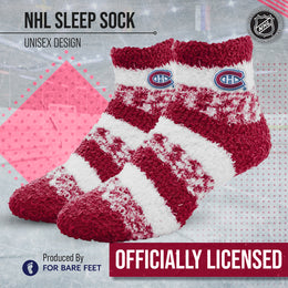Montreal Canadiens NHL Unisex Cozy Sleep Socks - Cardinal