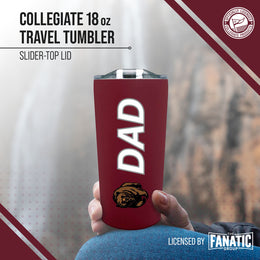 Montana Grizzlies NCAA Stainless Steel Travel Tumbler for Dad - Maroon