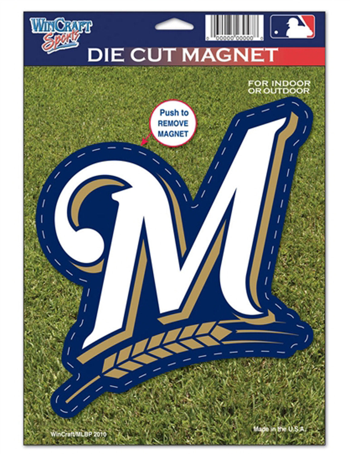 Milwaukee Brewers  Die Cut Magnet - Team Color