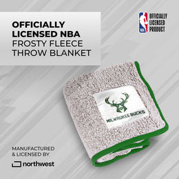 Milwaukee Bucks NBA Silk Touch Sherpa Throw Blanket - Green