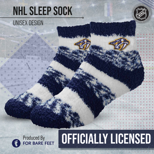 Nashville Predators NHL Unisex Cozy Sleep Socks - Navy