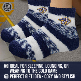 Nashville Predators NHL Unisex Cozy Sleep Socks - Navy