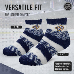 Nashville Predators NHL Unisex Cozy Sleep Socks - Navy