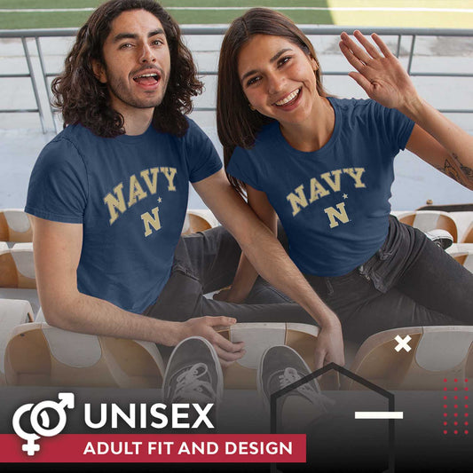 Navy Midshipmen NCAA Adult Gameday Cotton T-Shirt - Navy