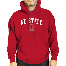NC State Wolfpack Adult Arch & Logo Soft Style Gameday Hooded Sweatshirt - Red