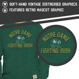 Notre Dame Fighting Irish Adult University Crewneck - Green