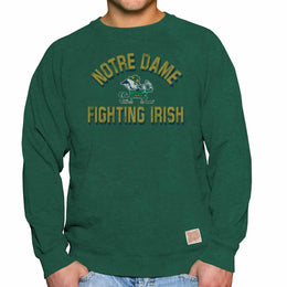 Notre Dame Fighting Irish Adult University Crewneck - Green