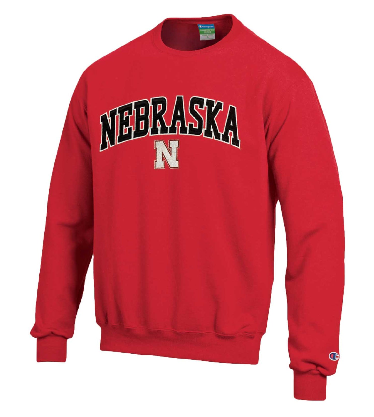 Nebraska Cornhuskers Adult Tackle Twill Crewneck - Red