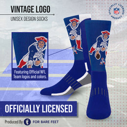 New England Patriots NFL V Curve  Socks - Team Color