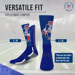 New England Patriots NFL V Curve  Socks - Team Color