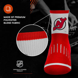 New Jersey Devils NHL Youth Surge Socks - Red