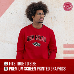 New Mexico Lobos Adult Arch & Logo Soft Style Gameday Crewneck Sweatshirt - Red