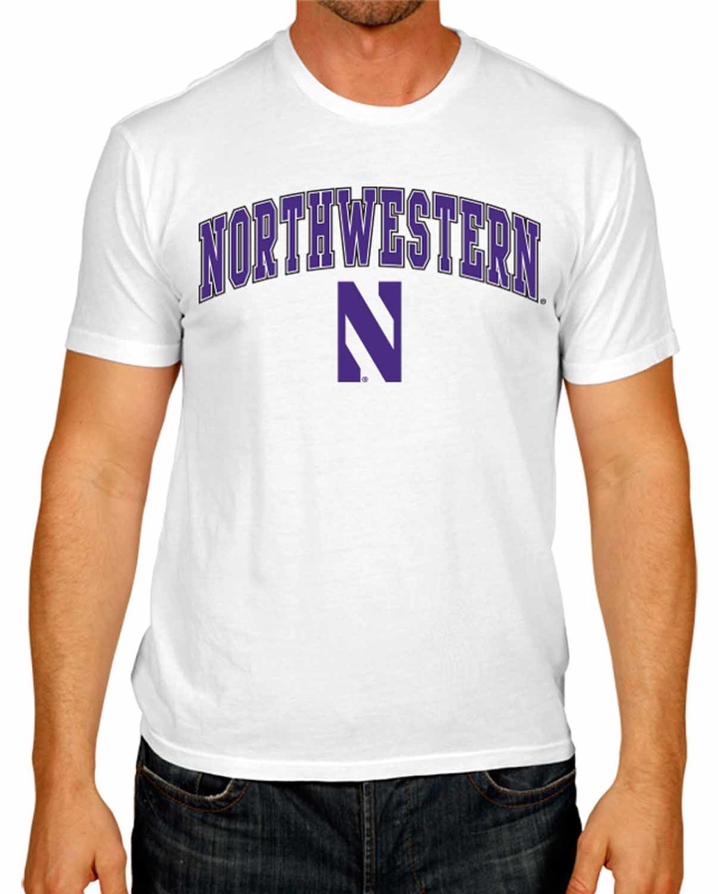 Northwestern Wildcats NCAA Adult Gameday Cotton T-Shirt - White