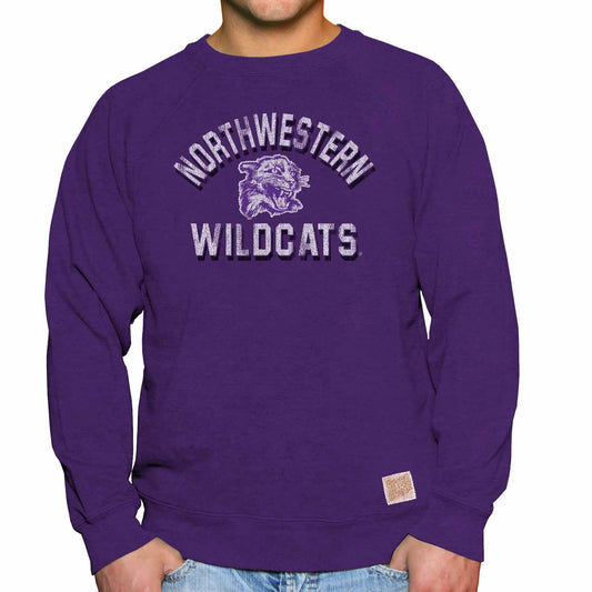 Northwestern Wildcats Adult University Crewneck - Purple