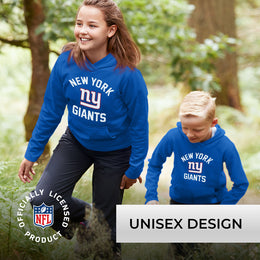 New York Giants NFL Youth Gameday Hooded Sweatshirt - Royal