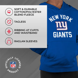 New York Giants NFL Youth Gameday Hooded Sweatshirt - Royal